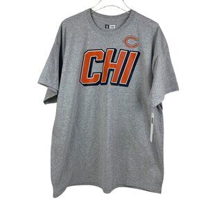 Chicago Bears NFL Team Apparel Gray T-Shirt Men's Size 2XL NWT